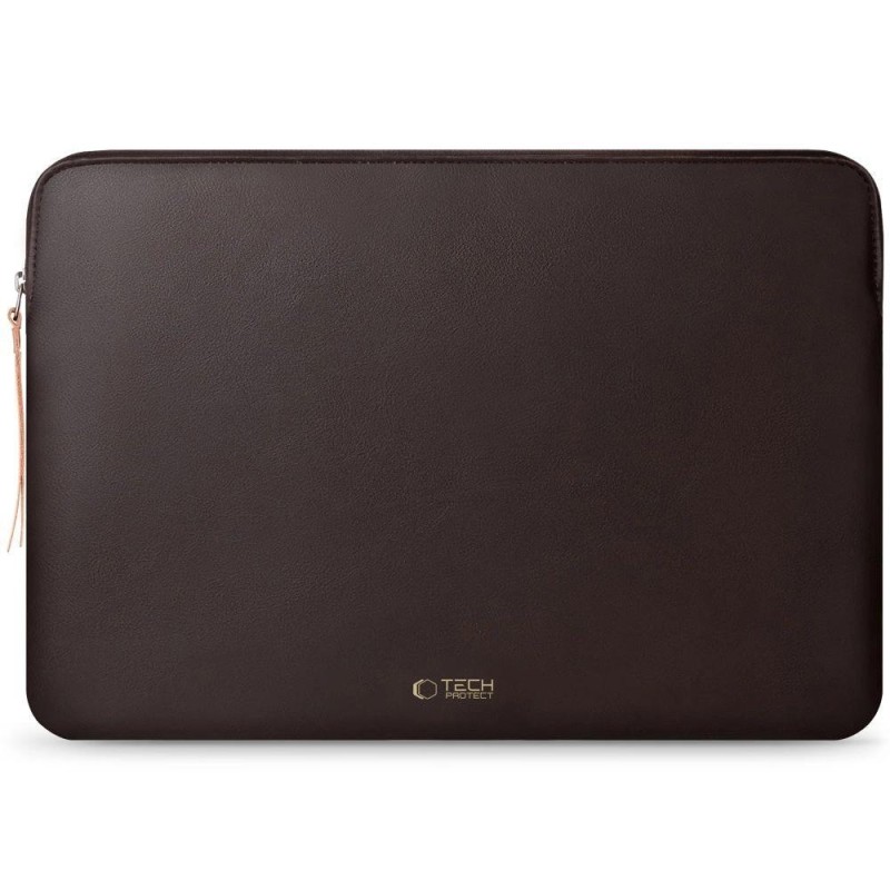 Tech-Protect Fleece Laptop Bag 13-14" - Brown