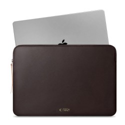 Tech-Protect Fleece Laptop Bag 13-14" - Brown