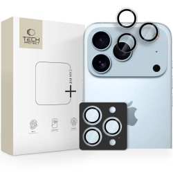 Tech-Protect Camring Fit+ Camera Cover for iPhone 14 Pro / Max / 15 Pro / Max / 16 Pro / Max / 17 Pro / Max - Clear