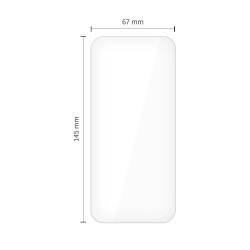 Tech-Protect Glass Fit+ 2-pack tempered glass for iPhone 16 Pro / 17 / 17 Pro - transparent