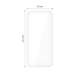 Tech-Protect Glass Fit+ 2-pack tempered glass for iPhone 17 Air - transparent