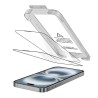 Tech-Protect Quick Set+ 2-pack tempered glass for iPhone 17 - black