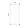 Tech-Protect Quick Set+ 2-pack tempered glass for iPhone 17 - black