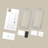 Tech-Protect Quick Set+ 2-pack tempered glass for iPhone 17 Air - black