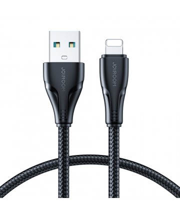 Joyroom cable USB - Lightning 2.4A 0.25 m black (S-UL012A11)