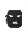 Karl Lagerfeld KLA2RUNIKK AirPods 1/2 cover black/black Silicone Karl Head 3D