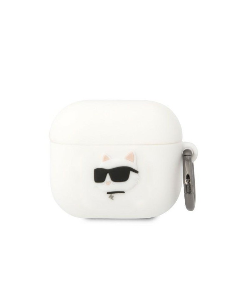 Karl Lagerfeld KLA3RUNCHH AirPods 3 cover white/white Silicone Choupette Head 3D