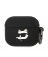 Karl Lagerfeld KLA3RUNCHK AirPods 3 cover black/black Silicone Choupette Head 3D