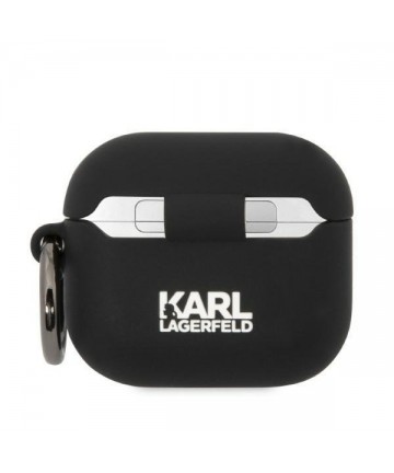 Karl Lagerfeld KLA3RUNCHK AirPods 3 cover black/black Silicone Choupette Head 3D