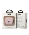 Karl Lagerfeld KLA3RUNIKP AirPods 3 cover pink/pink Silicone Karl Head 3D