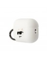 Karl Lagerfeld KLAP2RUNCHH AirPods Pro 2 cover white/white Silicone Choupette Head 3D