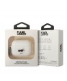 Karl Lagerfeld KLAP2RUNCHH AirPods Pro 2 cover white/white Silicone Choupette Head 3D