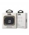 Karl Lagerfeld KLAP2RUNCHK AirPods Pro 2 cover black/black Silicone Choupette Head 3D