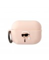 Karl Lagerfeld KLAP2RUNIKP AirPods Pro 2 cover pink/pink Silicone Karl Head 3D