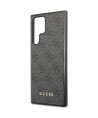 Guess GUHCS23LG4GFGR S23 Ultra S918 grey/grey hardcase 4G Metal Gold Logo