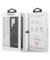 Guess GUHCS23LG4GFGR S23 Ultra S918 grey/grey hardcase 4G Metal Gold Logo