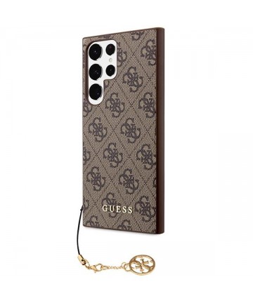Guess GUHCS23LGF4GGR S23 Ultra S918 grey/grey hardcase 4G Charms Collection