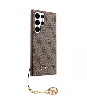 Guess GUHCS23LGF4GGR S23 Ultra S918 grey/grey hardcase 4G Charms Collection