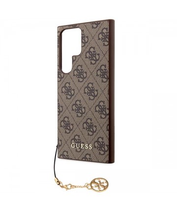 Guess GUHCS23LGF4GGR S23 Ultra S918 grey/grey hardcase 4G Charms Collection