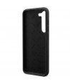 Guess GUHCS23MSLSMK S23+ S916 black/black hardcase Silicone Vintage Gold Logo