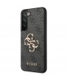 Guess GUHCS23S4GMGGR S23 S911 grey/grey hardcase 4G Big Metal Logo