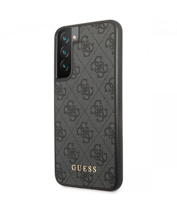 Guess GUHCS23SG4GFGR S23 S911 grey/grey hardcase 4G Metal Gold Logo