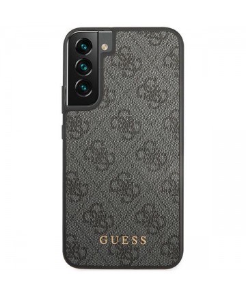 Guess GUHCS23SG4GFGR S23 S911 grey/grey hardcase 4G Metal Gold Logo