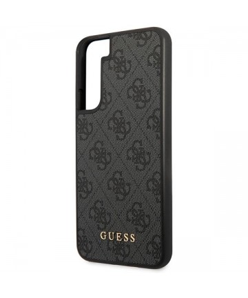Guess GUHCS23SG4GFGR S23 S911 grey/grey hardcase 4G Metal Gold Logo