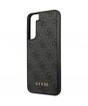 Guess GUHCS23SG4GFGR S23 S911 grey/grey hardcase 4G Metal Gold Logo