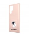 Karl Lagerfeld KLHCS23LSNCHBCP S23 Ultra S918 hardcase pink/pink Silicone Choupette
