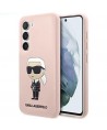 Karl Lagerfeld KLHCS23MSNIKBCP S23+ S916 hardcase pink/pink Silicone Ikonik