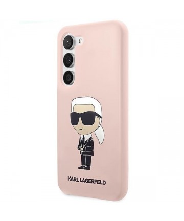 Karl Lagerfeld KLHCS23MSNIKBCP S23+ S916 hardcase pink/pink Silicone Ikonik
