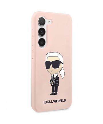 Karl Lagerfeld KLHCS23MSNIKBCP S23+ S916 hardcase pink/pink Silicone Ikonik