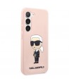Karl Lagerfeld KLHCS23MSNIKBCP S23+ S916 hardcase pink/pink Silicone Ikonik