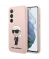 Karl Lagerfeld KLHCS23SSNIKBCP S23 S911 hardcase pink/pink Silicone Ikonik