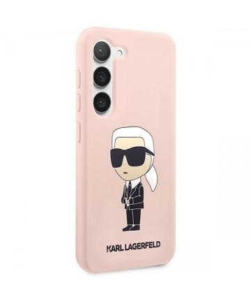 Karl Lagerfeld KLHCS23SSNIKBCP S23 S911 hardcase pink/pink Silicone Ikonik