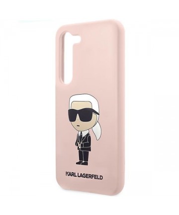 Karl Lagerfeld KLHCS23SSNIKBCP S23 S911 hardcase pink/pink Silicone Ikonik