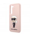 Karl Lagerfeld KLHCS23SSNIKBCP S23 S911 hardcase pink/pink Silicone Ikonik