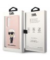 Karl Lagerfeld KLHCS23SSNIKBCP S23 S911 hardcase pink/pink Silicone Ikonik