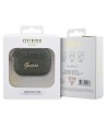 Guess GUAP2GLGSHA AirPods Pro 2 cover green/kaki Glitter Flake 4G Charm