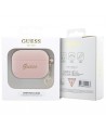 Guess GUAP2LSCHSP AirPods Pro 2 cover pink/pink Silicone Charm Heart Collection