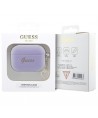 Guess GUAP2LSCHSU AirPods Pro 2 cover purple/purple Silicone Charm Heart Collection
