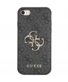 Guess GUHCI84GMGGR iPhone 7/8/SE 2020/ 2022 grey/grey hardcase 4G Big Metal Logo