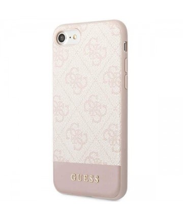 Guess GUHCI8G4GLPI iPhone 7/8/SE 2020/ 2022 pink/pink hard case 4G Stripe Collection