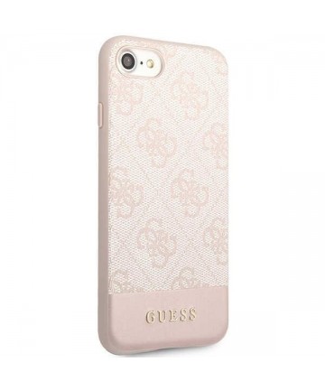 Guess GUHCI8G4GLPI iPhone 7/8/SE 2020/ 2022 pink/pink hard case 4G Stripe Collection