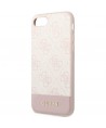 Guess GUHCI8G4GLPI iPhone 7/8/SE 2020/ 2022 pink/pink hard case 4G Stripe Collection