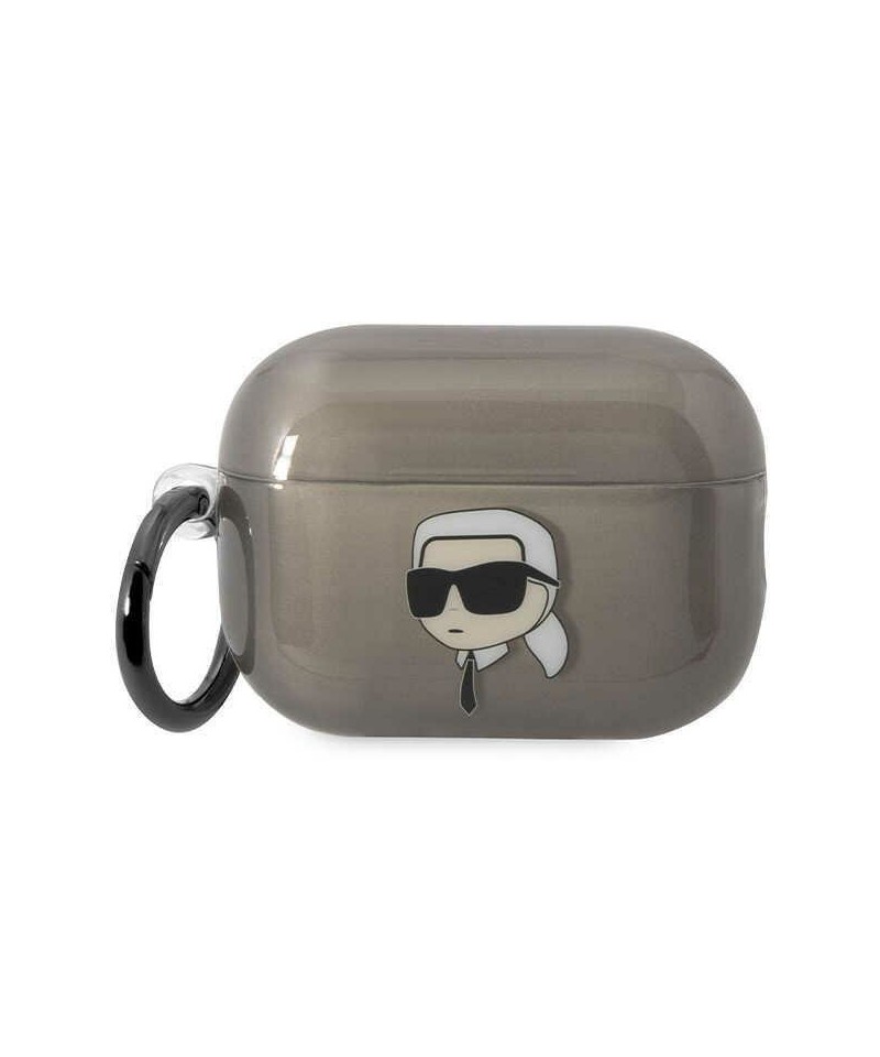 Karl Lagerfeld KKLAP2HNIKTCK Airpods Pro 2 cover black/black Ikonik Karl Lagerfeld