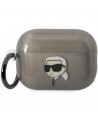 Karl Lagerfeld KKLAP2HNIKTCK Airpods Pro 2 cover black/black Ikonik Karl Lagerfeld