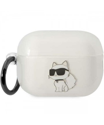 Karl Lagerfeld KLAP2HNCHTCT Airpods Pro 2 cover transparent Ikonik Choupette