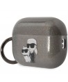 Karl Lagerfeld KLAP2HNKCTGK Airpods Pro 2 cover black/black Gliter Karl&Choupette